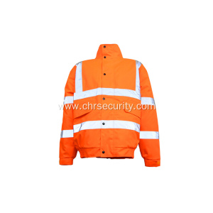 Reflective Safety Jacket with Pockets